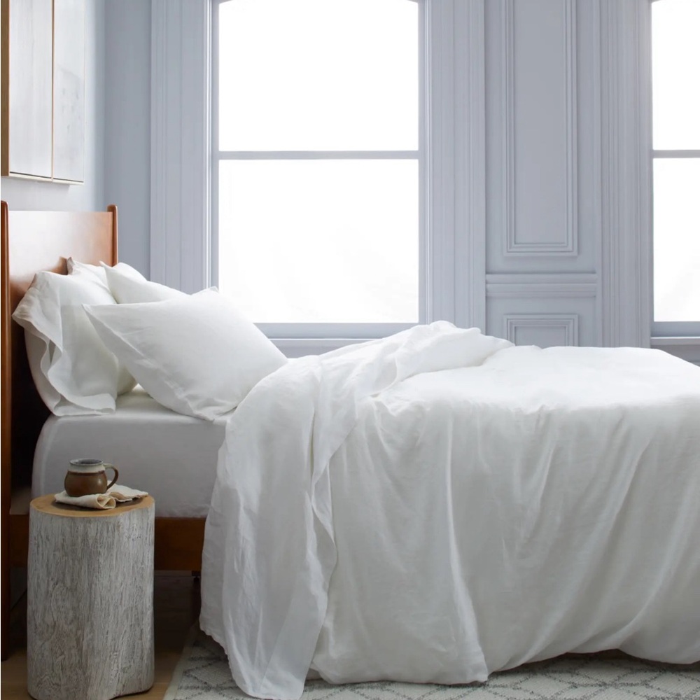 Quince linen bedding very slightly used for few weeks